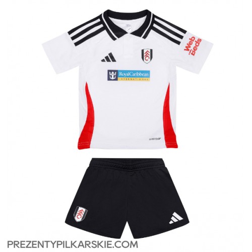 Stroje piłkarskie Fulham Koszulka Podstawowej dla dzieci 2024-25 Krótki Rękaw (+ szorty)